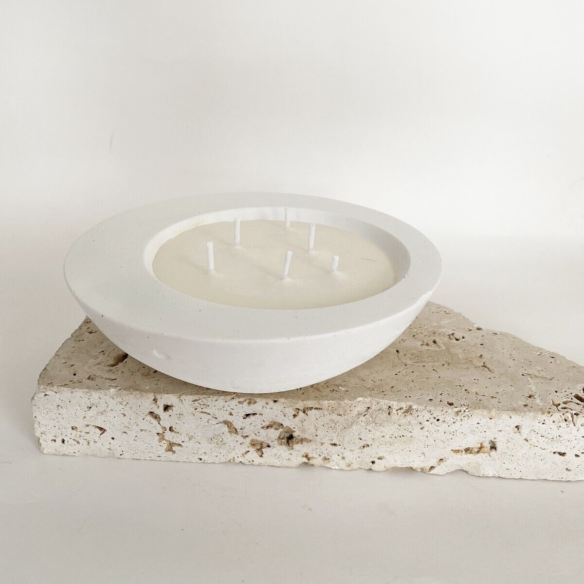 Eclipse Formlu Vanilya Kokulu Beton Mum | El Yapımı Soya Wax