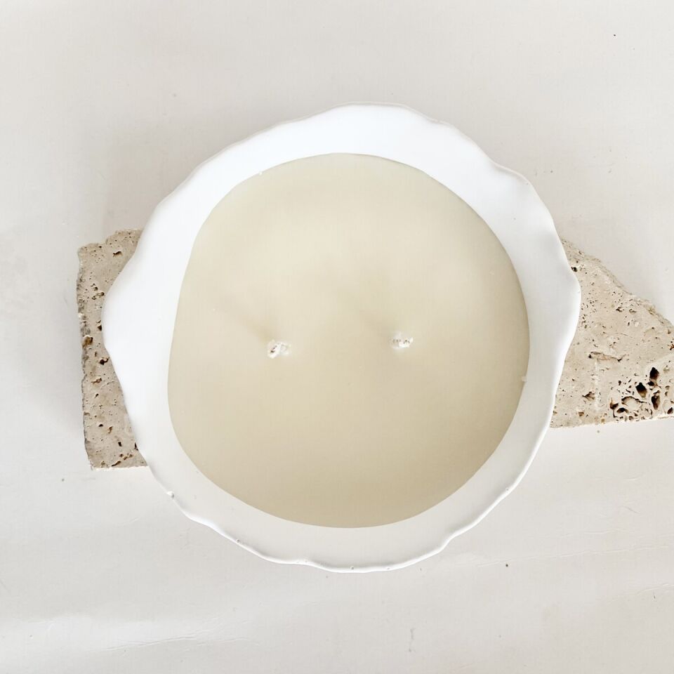 Pinterest Kase Formlu El Yapımı Beton Mum | Vanilya Kokulu Soya Wax Mum